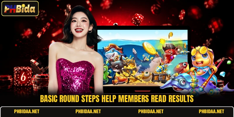 Basic round steps help members read results