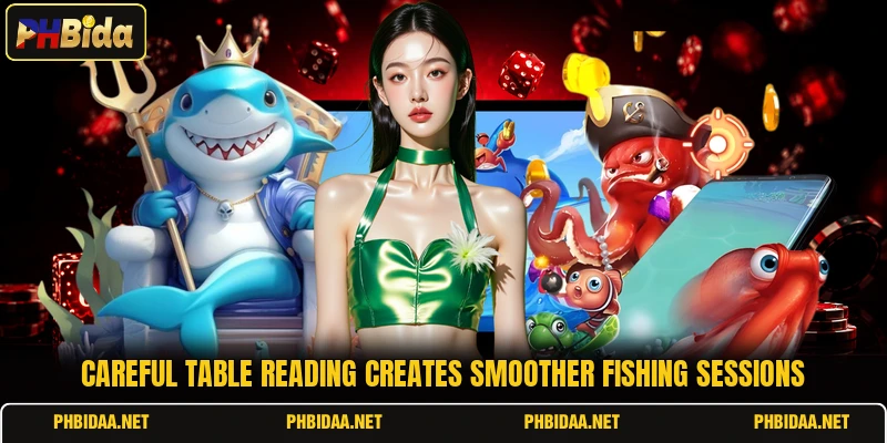 Careful table reading creates smoother fishing sessions