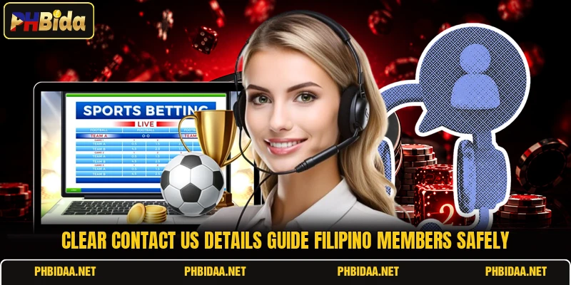 Clear contact us details guide Filipino members safely Clear contact us details guide Filipino members safely