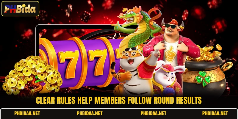 Clear rules help members follow round results