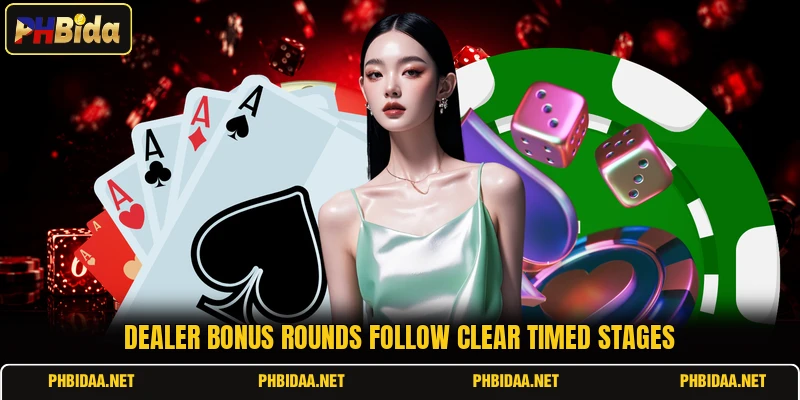 Dealer bonus rounds follow clear timed stages