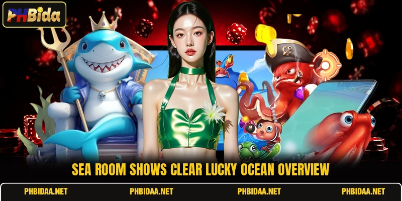 Sea room shows clear Lucky Ocean overview