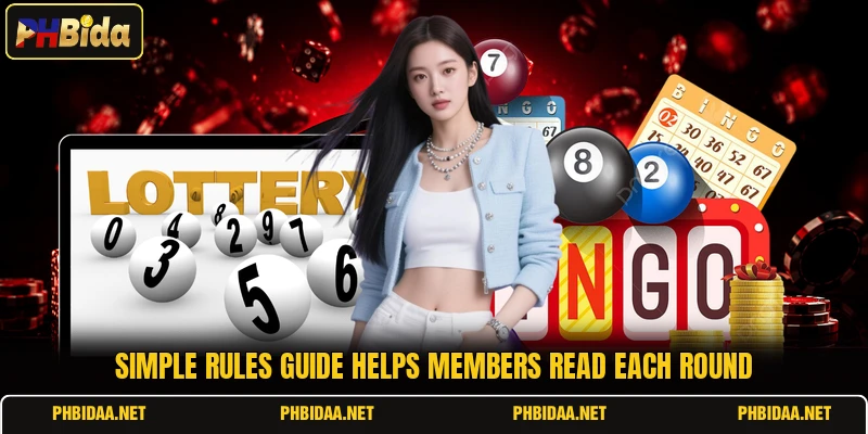 Simple rules guide helps members read each round