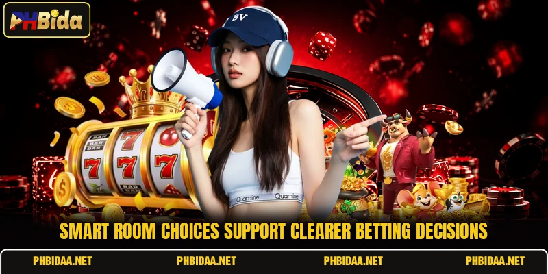 Smart room choices support clearer betting decisions